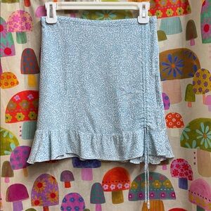 Cocoon Mini Skirt with Adjustable Front Side. Small